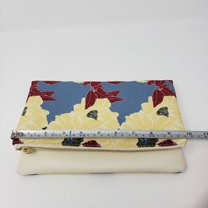 Rachel Pally Floral Foldover Reversible Clutch